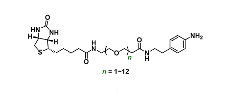 Biotin-PEGn-CONH-C2-aniline