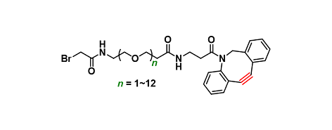 BrCH2CONH-PEGn-CONH-DBCO